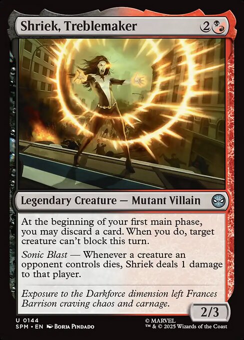 Shriek, Treblemaker
