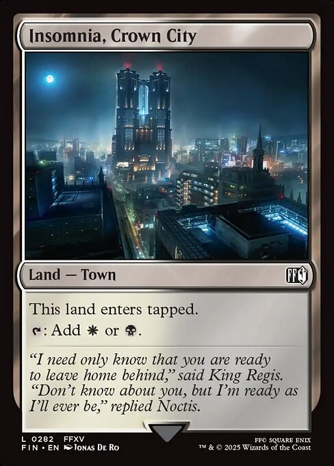 Insomnia, Crown City